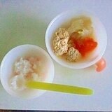 赤ちゃんの鶏肉団子スープ